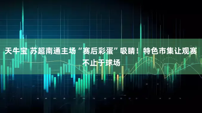 天牛宝 苏超南通主场“赛后彩蛋”吸睛！特色市集让观赛不止于球场